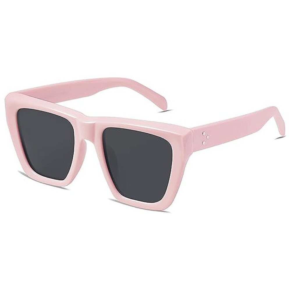Fashion Oversized Square Polarized Sunglasses , Pink